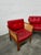 Mid-Century Modern Vintage Danish Chairs and Sofa from CFC Silkeborg, 1980, Set of 3 For Sale - Image 3 of 8