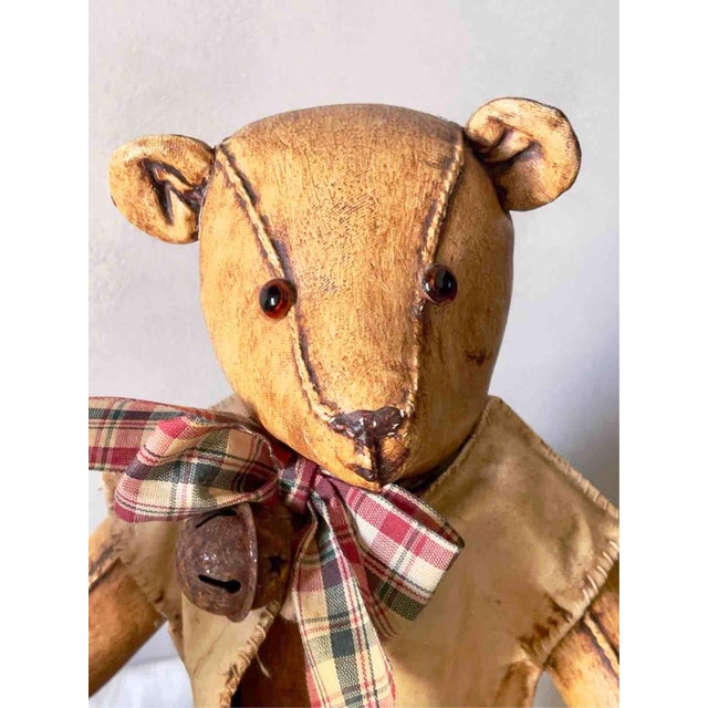 Vintage Dutch Decorative Teddy Bears, 1980s, Set of 2 For Sale - Image 11 of 16