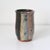 Signed Handmade Ceramic Studio Pottery Tumbler Shaped Vessel With Abstract Brushwork & Variegated Glaze For Sale - Image 4 of 16