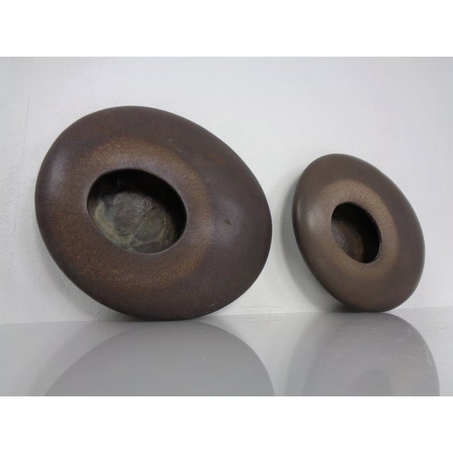 1960s Studio Ceramic 01062 Vases from August Heissner, Germany, 1960s, Set of 2 For Sale - Image 5 of 13