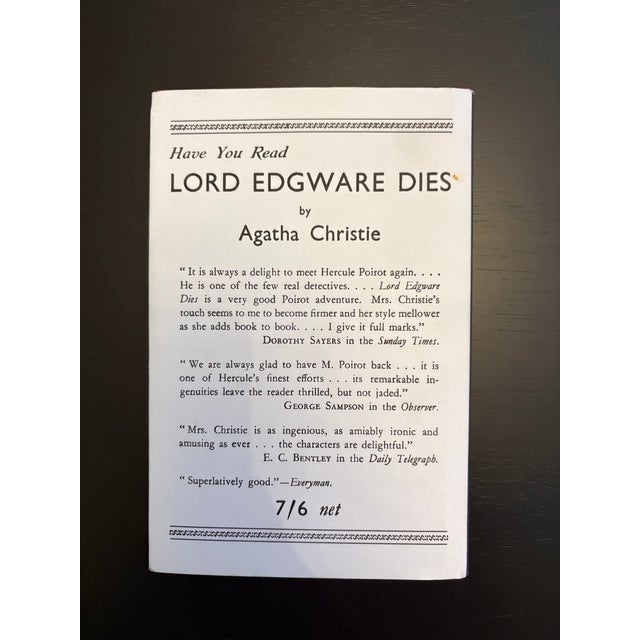 Murder on the Orient Express Agatha Christie Poirot Facsimile Hardcover Book For Sale - Image 12 of 17