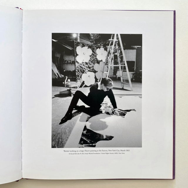 " Andy Warhol Flowers " First Edition Lithograph Print Hardcover Pop Art Exhibition Book For Sale - Image 10 of 12