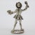 Metal Vintage Italian Handmade Genuine Silver Renaissance Drinking Man Figurine For Sale - Image 7 of 9