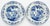 Mid-Century Modern 18th-Century Delftware Plates With Maker's Mark, a Pair For Sale - Image 3 of 13