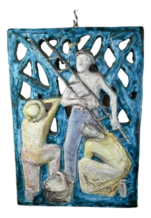 Ceramic Tile, Italy, 1960s