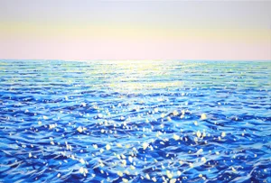Ocean. Light 25. Original Contemporary Painting by Iryna Kastsova