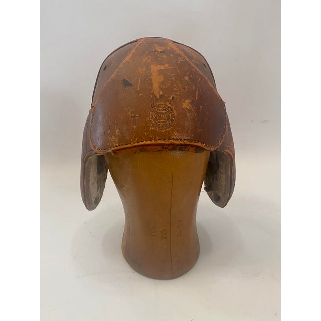 Offered for sale is this 1920's Spalding and Bros leather helmet great decorative piece or for a sports collector it comes...