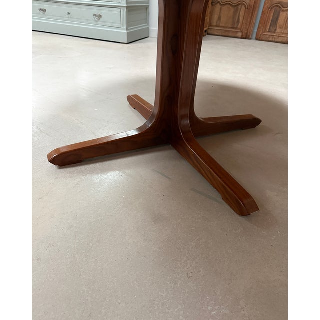 Round Extendable Table from Baumann, 1960s For Sale - Image 6 of 15