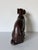 Bronze Vintage Life-Size Bronze Sitting Dog Sculpture For Sale - Image 8 of 12
