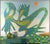The Rooster is an original Contemporary artwork realized in 1985 by the italian artist Leo Guida (1992 - 2017). Oil...