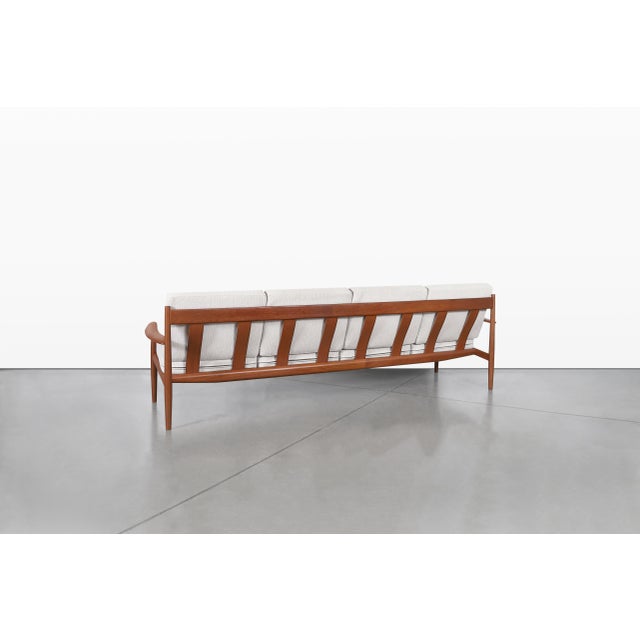 Danish Modern Teak Sofa by Grete Jalk for France and Son, 1960s For Sale - Image 10 of 14