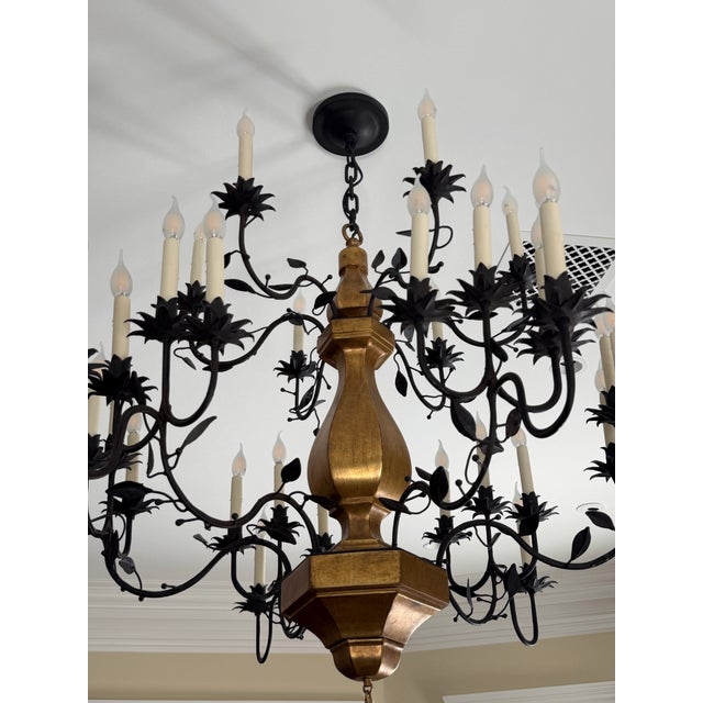 An impressive authentic Paul Ferrante Model 2000 multi-tier chandelier featuring the company’s signature combination of...