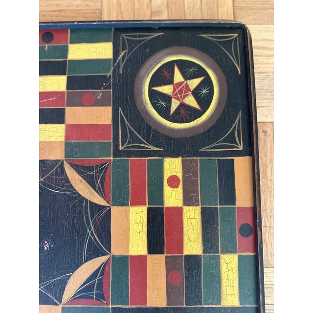 Mid Nineteenth Century Parcheesi Gameboard For Sale In New York - Image 6 of 10