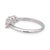 Tiffany and Co. Tiffany & Co. Platinum Three Stone Diamond Engagement Ring 1.02ct Ttl. E Vs, Size 6.5 For Sale - Image 4 of 12