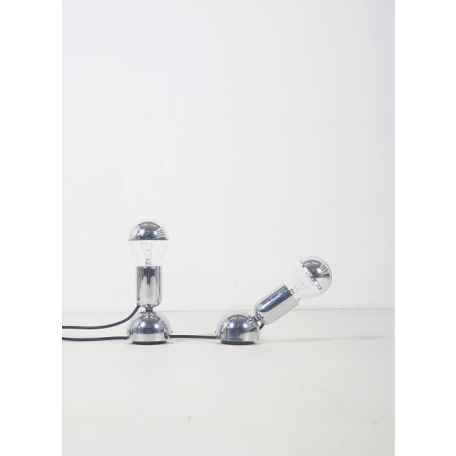 Set of 2 Pollux lamps designed by Ingo Maurer in 1967. The lamps were produced by his own company Design M shortly after...