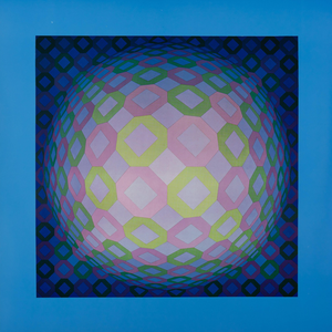 Victor Vasarely, OKTA POS, Etching