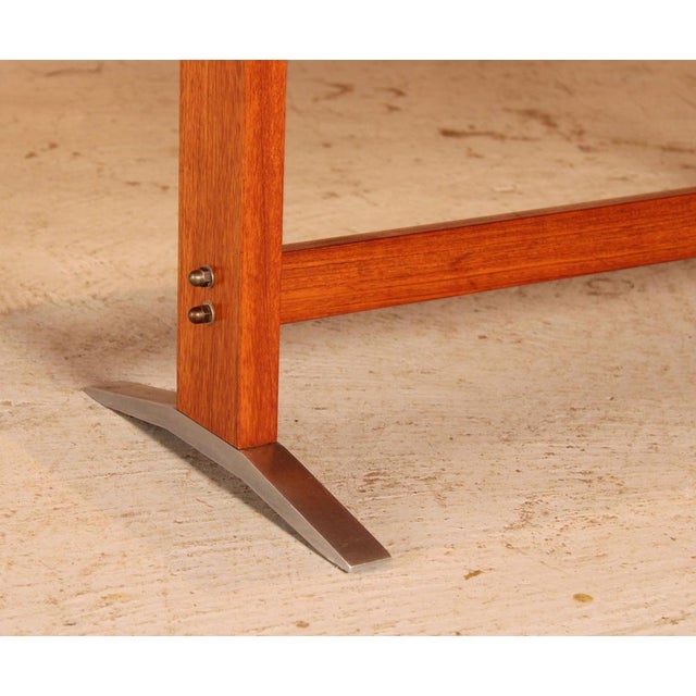 Mid-Century Modern German Teak Coffee Table with Cast Aluminium Legs, 1960s For Sale - Image 4 of 12