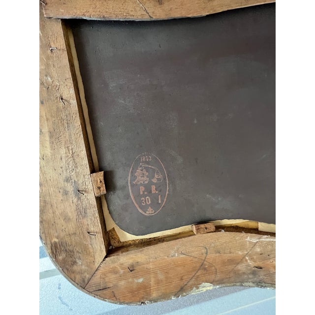 19th Century French Louis Philippe Giltwood Mirror For Sale - Image 14 of 15