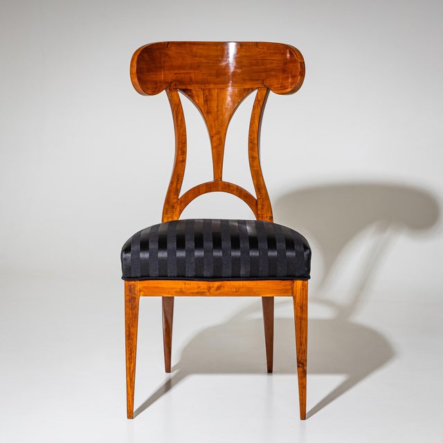 Wood Biedermeier Shovel-Back Chairs, 1820, Set of 6 For Sale - Image 7 of 10