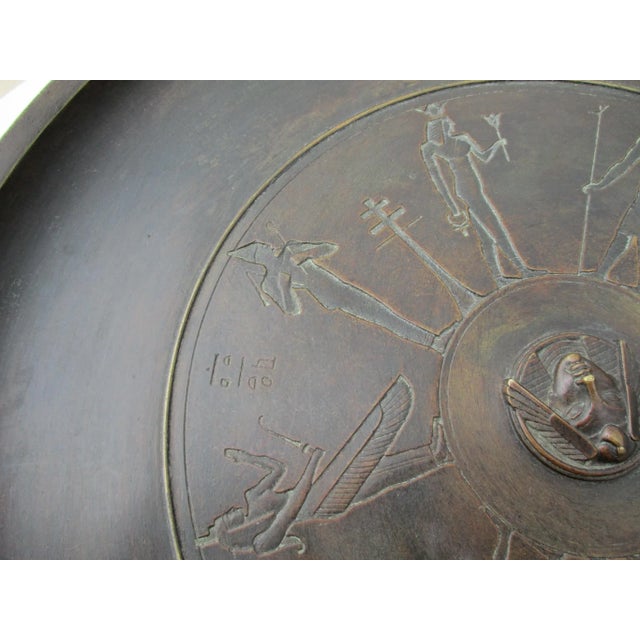 Egyptian Revival Bronze Tazza For Sale - Image 11 of 13