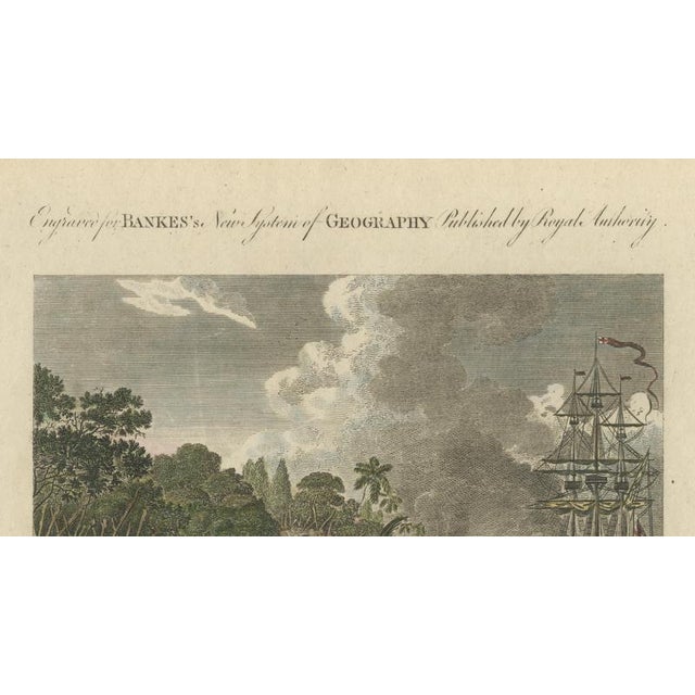 Captain Cook in the New Hebrides Tanna Landing and Erromango Escape from Bankes’s New System of Geography, 1780, Set of 2 For Sale - Image 9 of 12