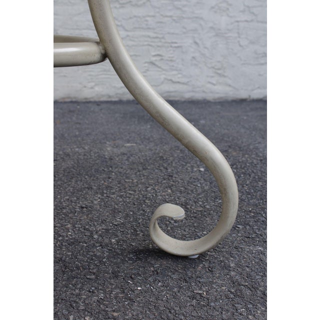 Lloyd Flanders 'Heirloom' Outdoor Patio Wicker Seven-Piece Dining Set For Sale - Image 10 of 12