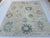 Oushak Handmade Wool Rug in Ivory and Blue For Sale - Image 4 of 5