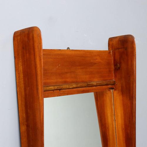 Entrance Mirror in Mahogany Veneer, 1950s For Sale - Image 5 of 8