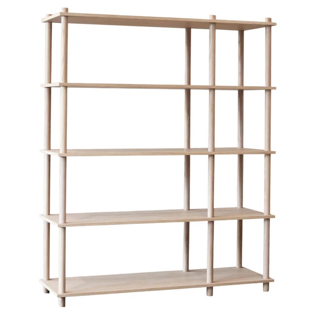 Oak Elevate Shelving IX by Camilla Akersveen and Christopher Konings For Sale