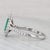 Gemstone Information: - Natural Emerald - Carats - 0.96ct (6 x 9.5 mm) Cut - Pear Color - Green Treatment - Oiling -...