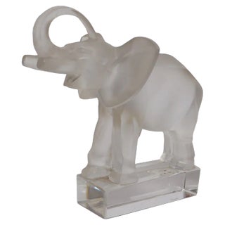 Elephant Figure by René Lalique For Sale