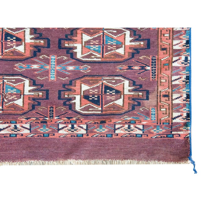 Early 20th Century Persian Yamout Rug For Sale - Image 12 of 13