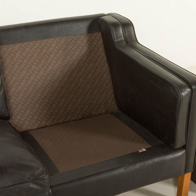 Stouby Leather Sofa, Denmark, 1970s For Sale - Image 18 of 18