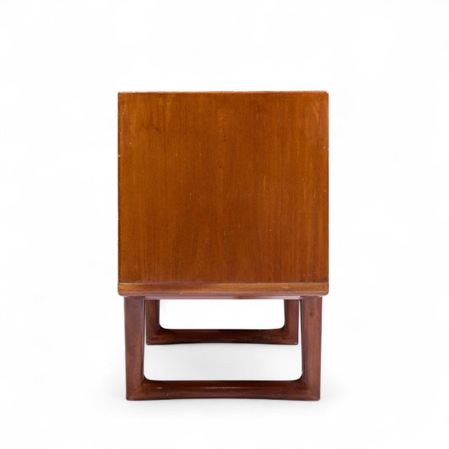 Mid 20th Century Mid 20th Century Helge Vestergaard-Jensen for Peder Pedersen Mid Century Sculptural Danish Teak 6 Drawer Dresser For Sale - Image 5 of 9