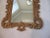 Gold Vintage Mid 20th Century Gold Ornate Mirror For Sale - Image 8 of 9