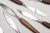 Mid-Century Modern Vintage Scandnavian Rosewood Steak Knives/ Stainless Steel Blades- Set of 6 For Sale - Image 3 of 7