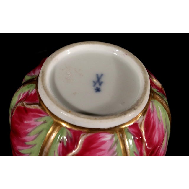 Ceramic German Porcelain Cabbage Tureen and Cover, Marcolini Meissen For Sale - Image 7 of 10