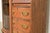 Antique Victorian Carved Tiger Oak Side-by-Side Bookcase With Drop Front Secretary Desk, Circa 1900 For Sale - Image 10 of 15
