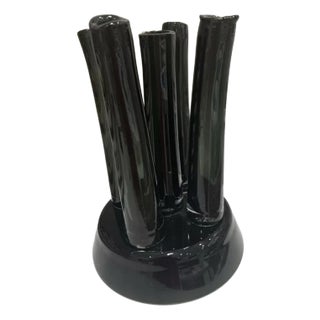 Sempre Joke Vase in Black Made in Belgium For Sale