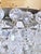 Vintage Brass Crystal Waterfall Chandelier With Cascading Faceted Drops For Sale - Image 10 of 11