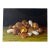 Still Life Oil Painting of Mushrooms by Italian Artist Angelo Garofalo For Sale