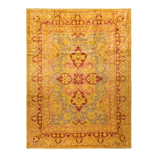 Eclectic Collection Hand-Knotted Area Rug - 8' 10" X 11' 8" For Sale