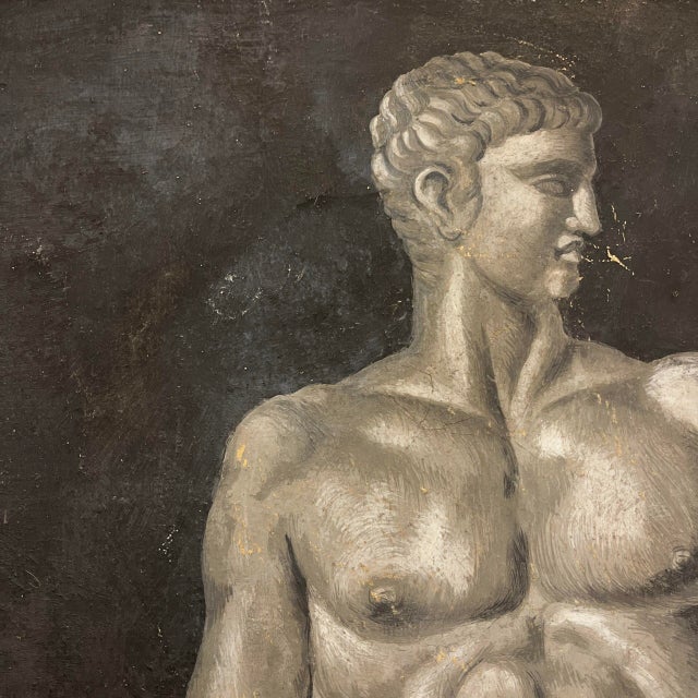 Hercules with the Apples of the Hesperides, Oil on Canvas, 1950s For Sale - Image 4 of 6