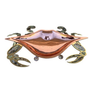 1970s Metal Crab Tray For Sale
