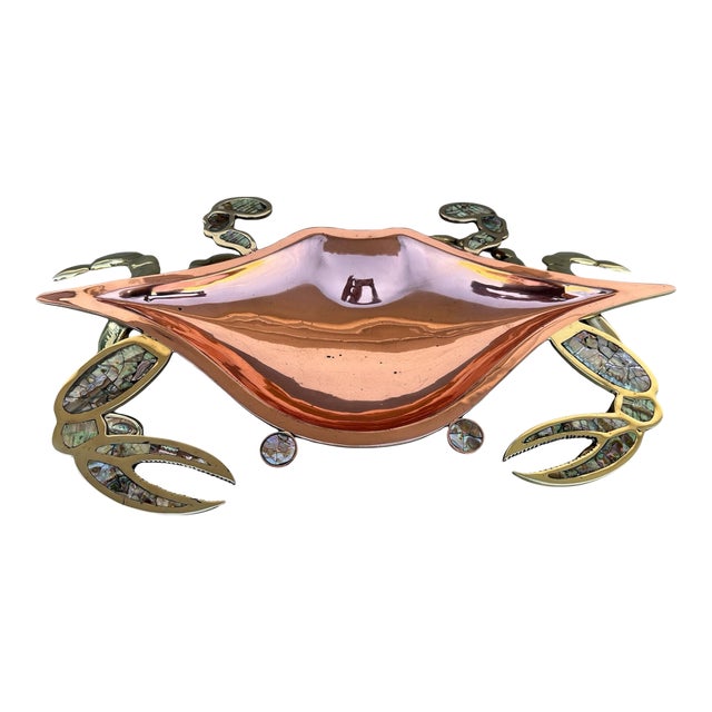 1970s Metal Crab Tray For Sale