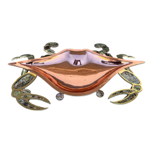 1970s Metal Crab Tray