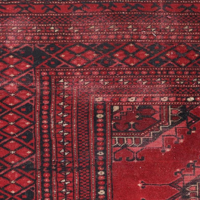 Afghanistan Bukhara Rug in Wool For Sale - Image 4 of 7