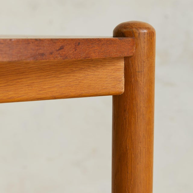 Scandinavian Modern Wood Side Table with Triangular Top, 1960s - 2 Available For Sale - Image 16 of 18