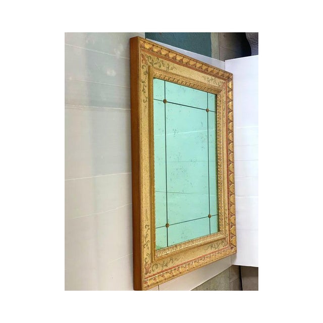 Venetian Mirror in Linden Wood by Simoeng For Sale - Image 10 of 13