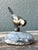 Late 20th Century Vintage Bronze Bird Sculpture on Stone Base For Sale - Image 5 of 14